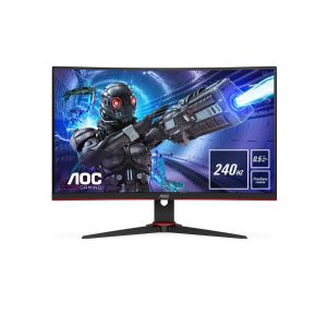 Monitor AOC C27G2ZE BK 27" VA zakrivljen 1920x1080 240Hz 0 5ms MPRT HDMIx2 DP freesync crna