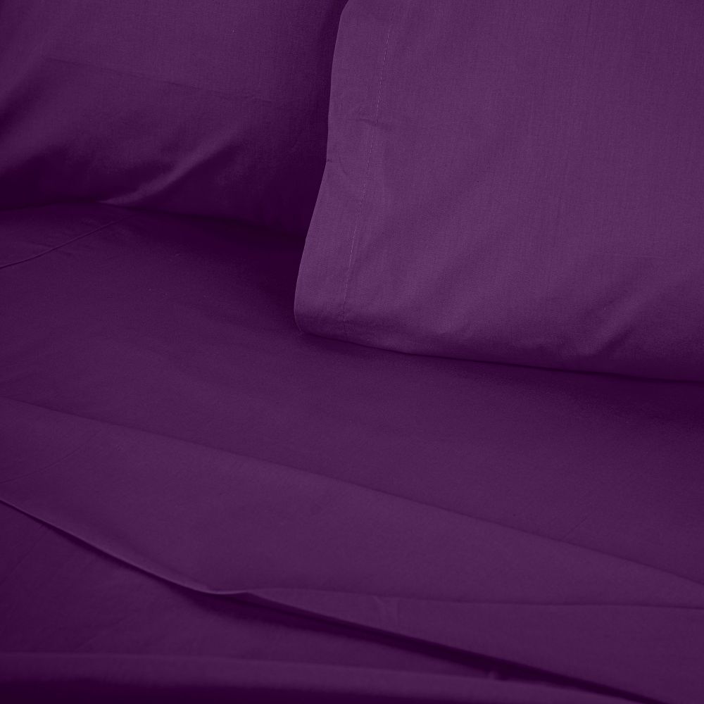 Ranforce king fitted sheet (FR) (IT) (ES) (DE) Tonne Viole - 43, colour: purple slika 3