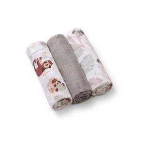 BabyOno Tetra pelene Muslin Ljenjivac, sive