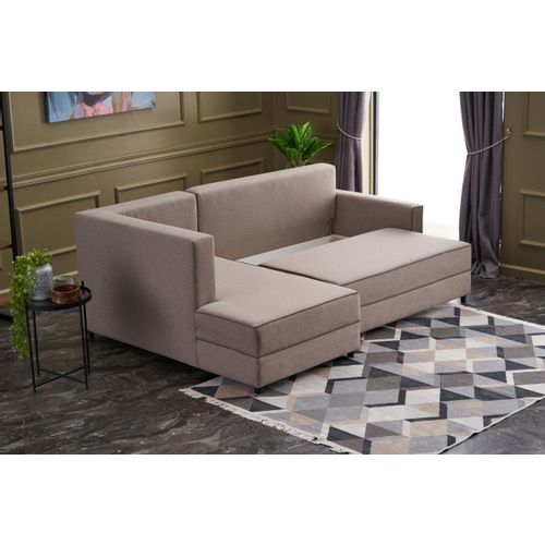 Atelier Del Sofa Kutna garnitura na razvlačenje, Krem, Ece Left - Cream slika 4