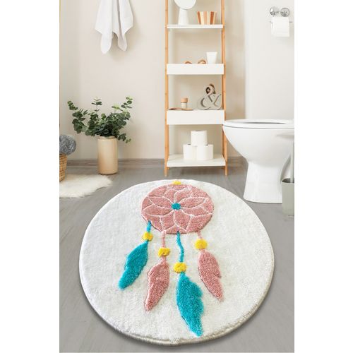 Rüya - White (90) Multicolor Acrylic Bathmat slika 1