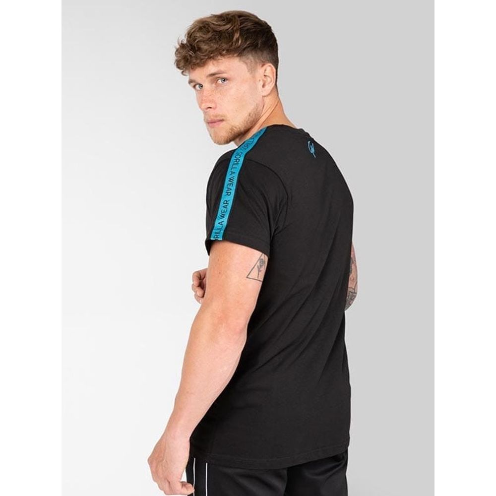 Gorilla Wear CHESTER Majica, Crno/Plava slika 2