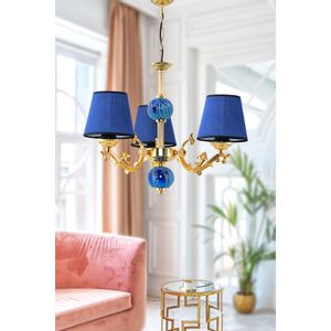 YL176 Blue
Gold Chandelier