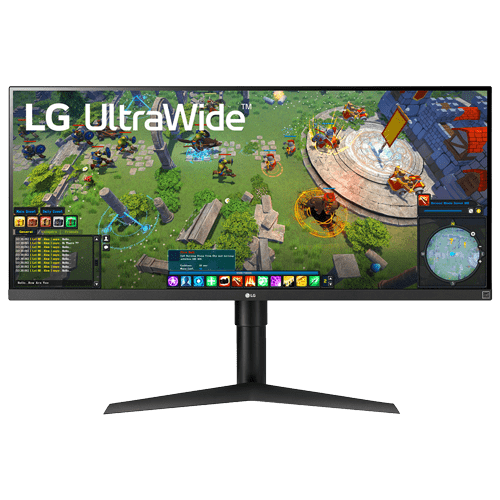 LG 34WP65G-B 34" UltraWide IPS FHD 2560x1080@75Hz, 21:9, 1000:1, 1ms, 400 cd/m², 178°/178°, 1 HDMI, 1 DisplayPort, 1 USB-C, AMD Radeon FreeSync, HDR, Tilt, Height, VESA 100, Black, 3yw slika 1