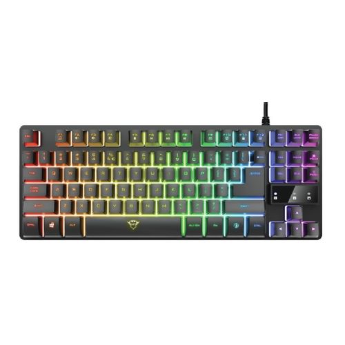 Tastatura TRUST GXT833 THADO žična RGB gaming crna slika 1