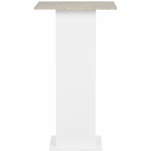 Barski stol bijeli i boja betona 60 x 60 x 110 cm slika 12