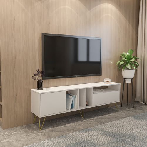 Mistico (180) - White, Gold White
Gold TV Stand slika 2