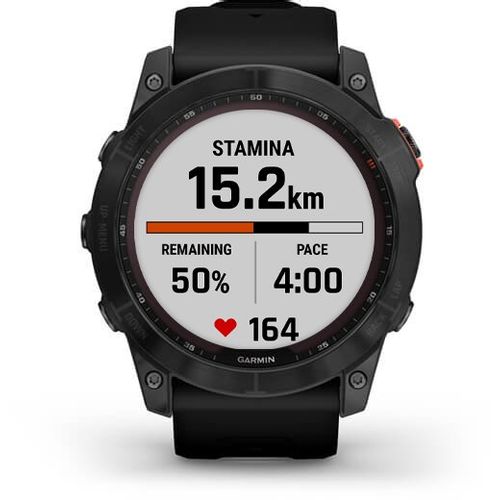 Garmin fenix 7X SOLAR Slate Gray crni remen                                                  slika 1