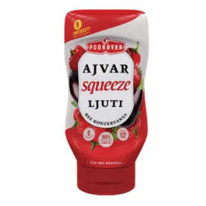 Podravka ajvar ljuti squeeze 310g KRATAK ROK