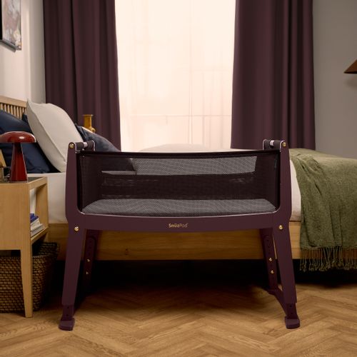 SnuzPod Studio Krevetić za bebe - Rome Burgundy slika 5