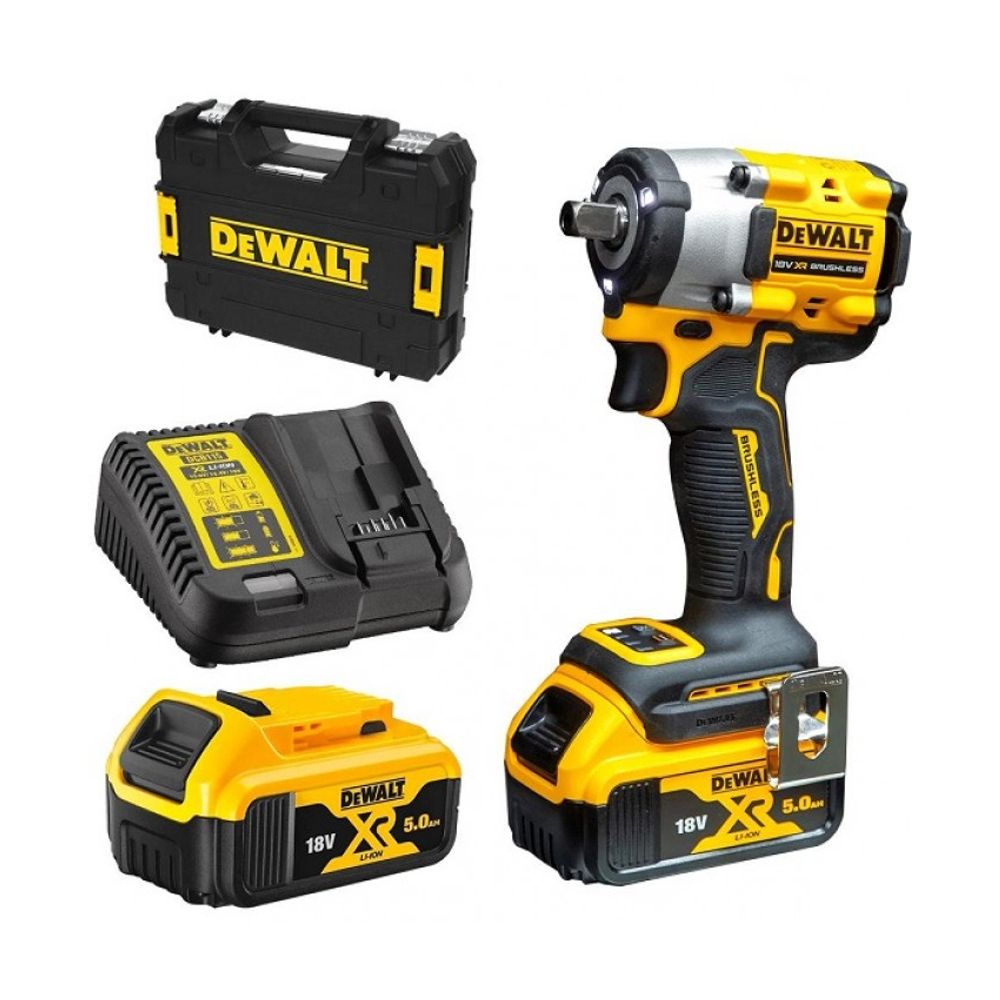AKU UDARNI VIJAČNIK 18V 1/2" 2x 5Ah TSTAK Dewalt DCF922P2T slika 1