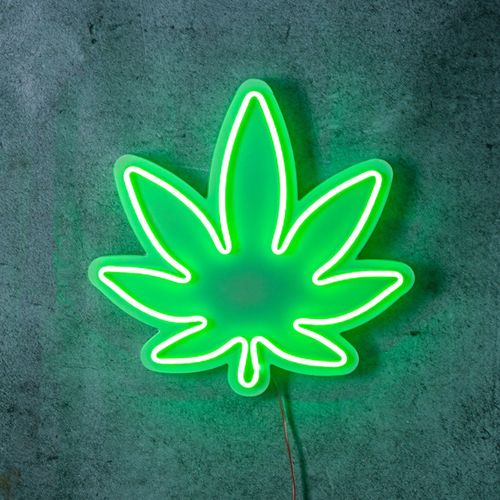 Wallity Ukrasna plastična LED rasvjeta, 420 Cannabis slika 8