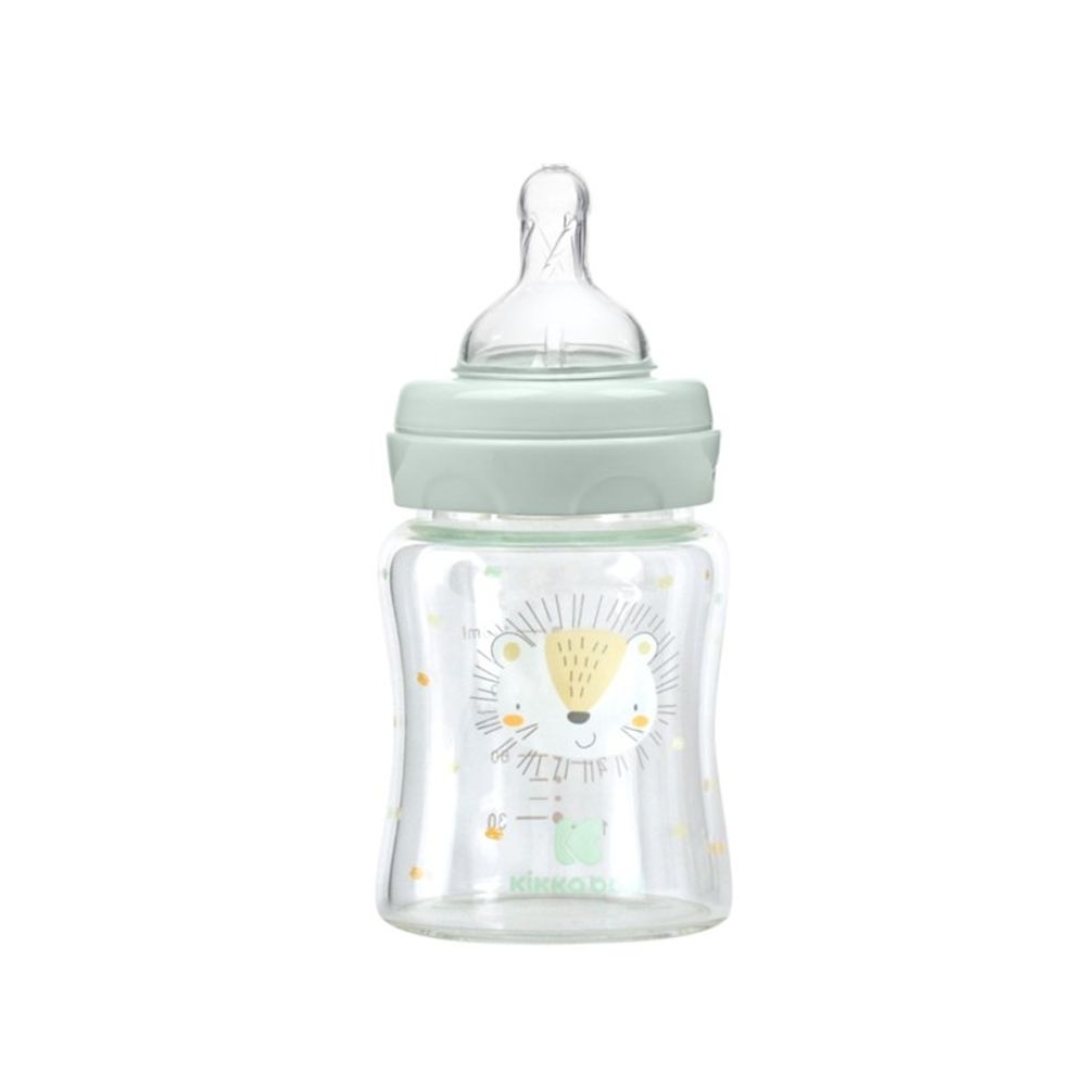 Kikka Boo Staklena flašica Jungle King 120ml 0m+ Mint slika 2