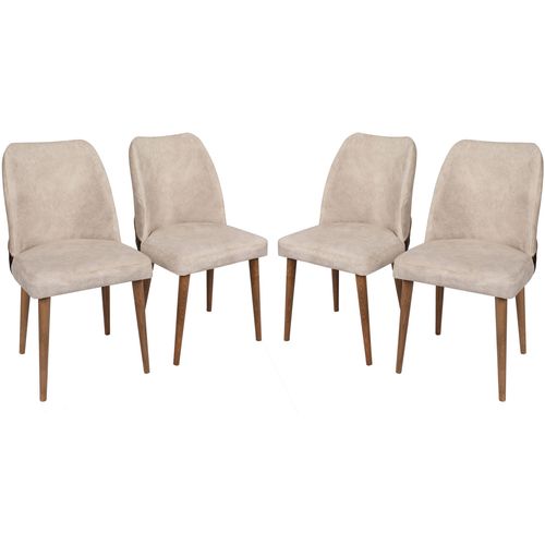 Nova 071 V4  Cream
Walnut Chair Set (4 Pieces) slika 1