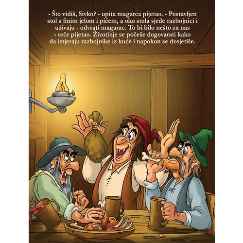 Bremenski svirači, bajka braće Grimm - iz serijala malih slikovnica slika 2