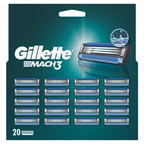 Gillette Mach3 zamjenske britvice za muškarce, 20 komada slika 1