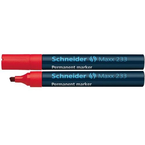 Flomaster Schneider, permanent marker, Maxx 233, 1-5mm, crveni slika 2