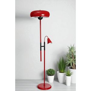 Opviq Podna lampa 756, crvena, crna