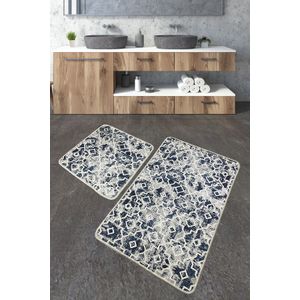 Maine - 103 Multicolor Bathmat Set (2 Pieces)