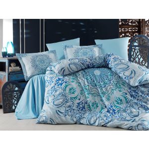 Monte Carlo - Turquoise Turquoise
Blue Satin Double Quilt Cover Set