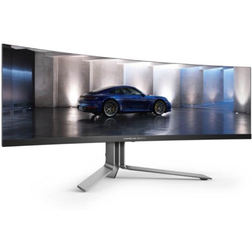  AOC PD49 Monitor 49"/OLED,zakrivljen,32:9/5120x1440/240Hz/0,03ms GtG/HDMIx2,DP,USB/Gsync/visina/crna slika 2