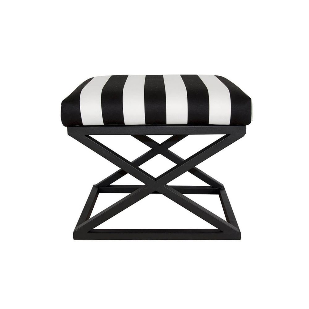 Capraz - Pouffe u crno-bijeloj kombinaciji slika 1