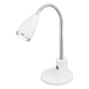 Eglo fox stona lampa/1, led, gu10, 1x3w, 240lm, bela/hrom 