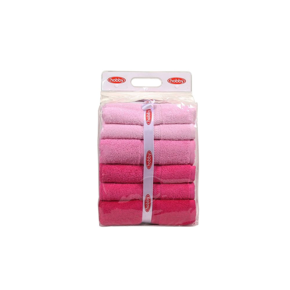 Set Peškira Rainbow u Nijansama Roze (4 Komada) slika 5