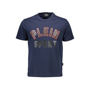 PLEIN SPORT MEN'S SHORT SLEEVE T-SHIRT BLUE