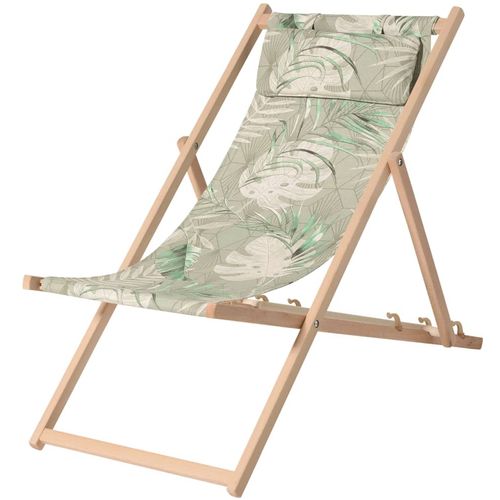 Madison drvena stolica za plažu Dotan zelena slika 2