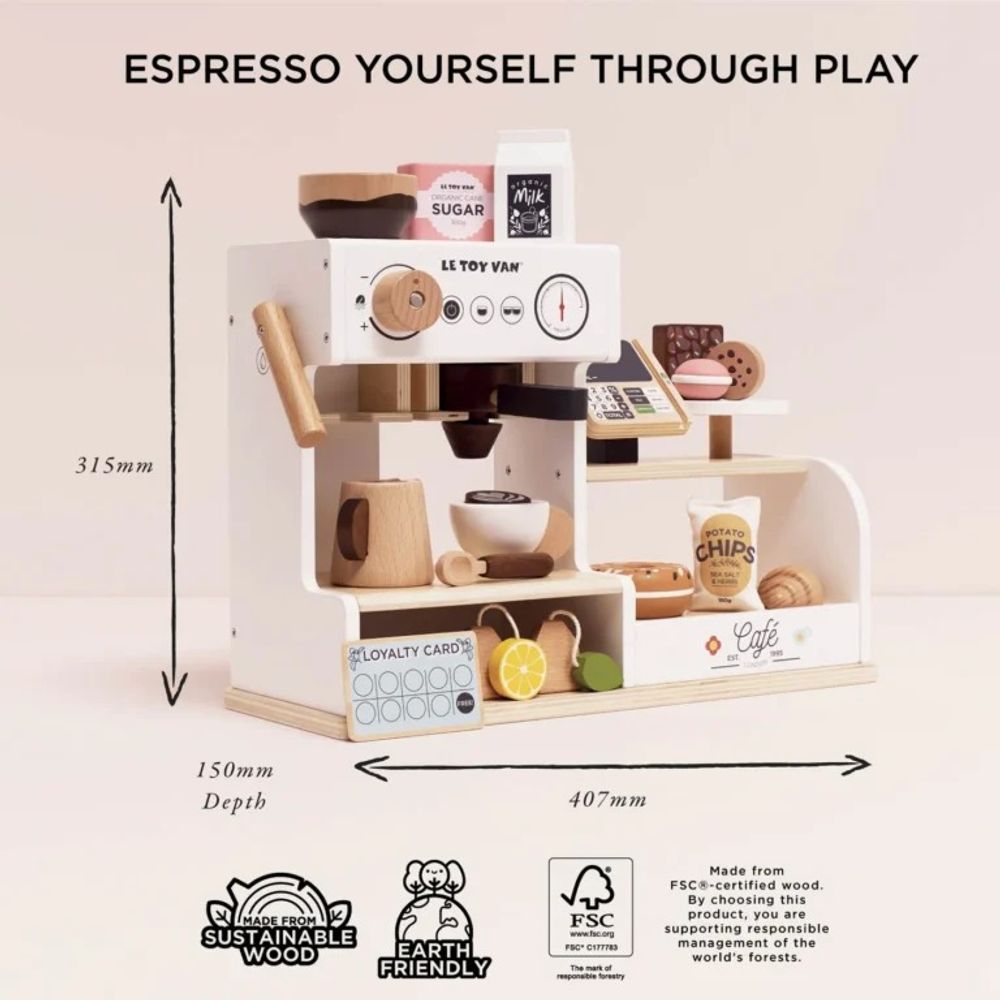Le Toy Van Set Barista Café Shop slika 3