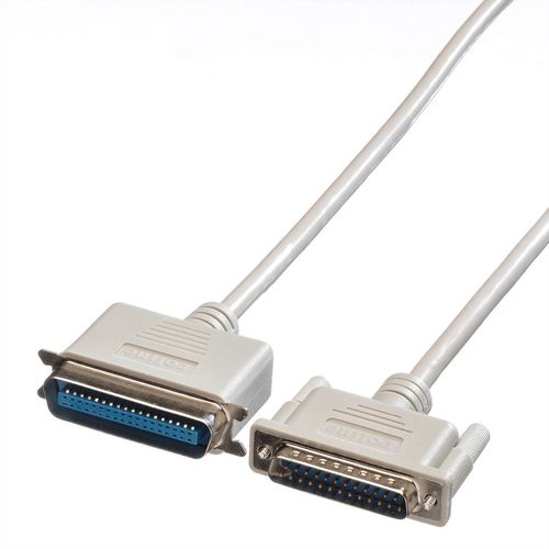 Secomp Roline Centronics Parallel Printer Cable DB25 M - C36 M grey 1.8m slika 2