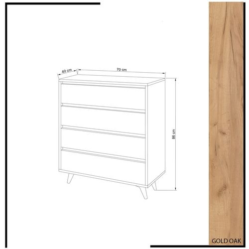 Suvera Oak
White Dresser slika 5