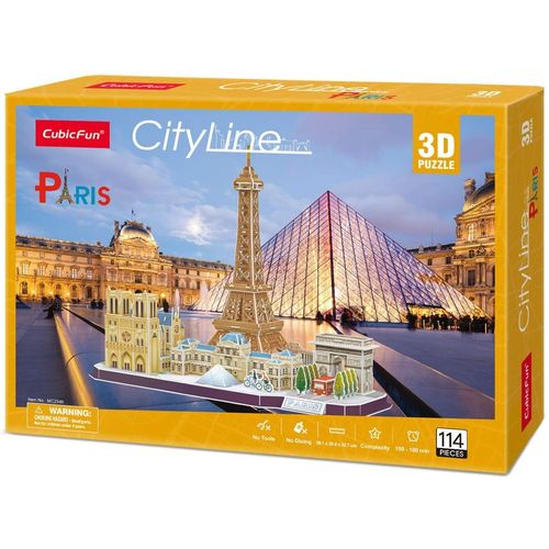 Cubicfun 3D puzle City Line Pariz slika 4