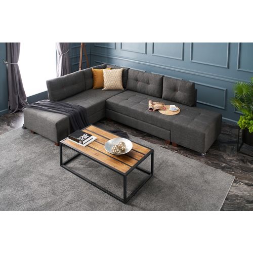 Atelier Del Sofa Manama Ugao Sofa na Razvlačenje Levo - Antracit slika 3