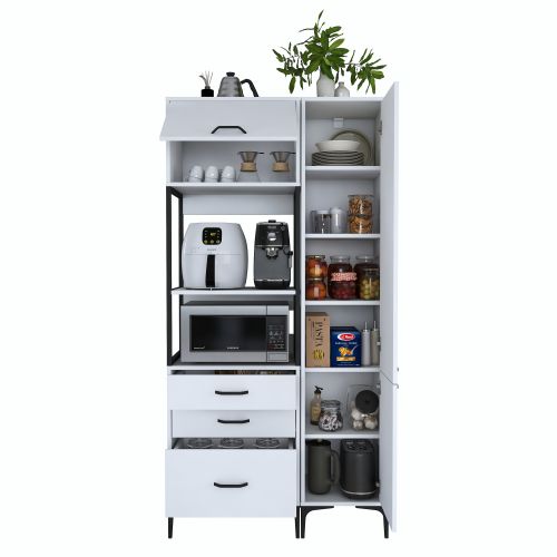 JE143 - 3113 White Multi Purpose Cabinet slika 12