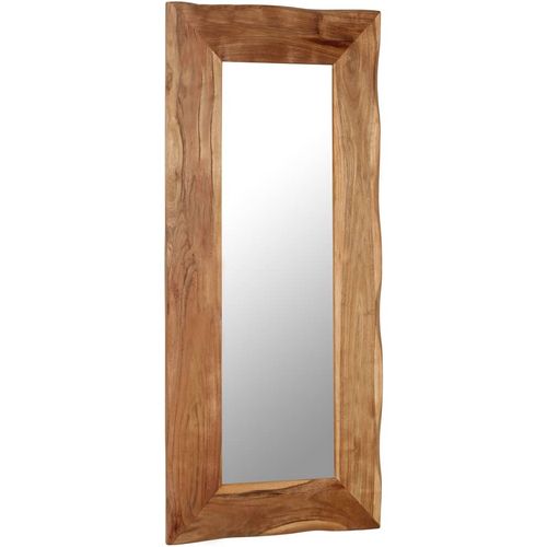 Kozmetičko ogledalo od masivnog bagremovog drva 50 x 110 cm slika 23