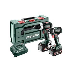 Metabo kombinirani set 18V 2.8.4 (BS 18 LT BL + SSD 18 LT 200 BL) s 2x5,2Ah baterijama i MetaBOX