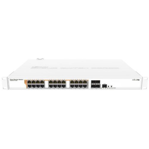 MikroTik 24-port Gbe PoE-out switch 4 SFP slots slika 1