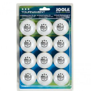 Joola Loptice za stoni tenis Tournament 40+ WH BL 12kom