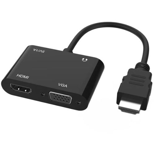 Linkom Adapter-konvertor HDMI na HDMI+VGA+Micro+Audio slika 1