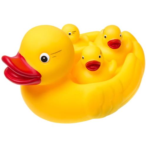 Tullo gumene patkice mama i bebe za kupanje 4kom. žute slika 1