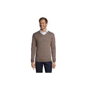 GALAXY MEN muški džemper na V izrez - Siva, XL 