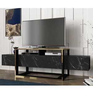 TV Stalak Bianco Black Gold
