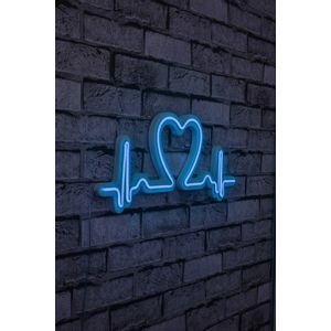 Wallity Ukrasna plastična LED rasvjeta, Love Rhythm - Blue