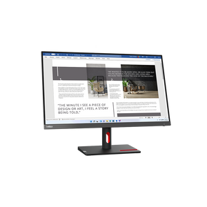 Lenovo Think 63DFKAT4EU 27.0" ThinkVision S27i-30 (H23270FS0) 1920x1080 Wide 16:9 LED IPS AG, 1300:1, 6ms (4ms extreme mode), 300cd/m², 178/178, 1x VGA, 2x HDMI, Black, Tilt, VESA 100x100, 3YW