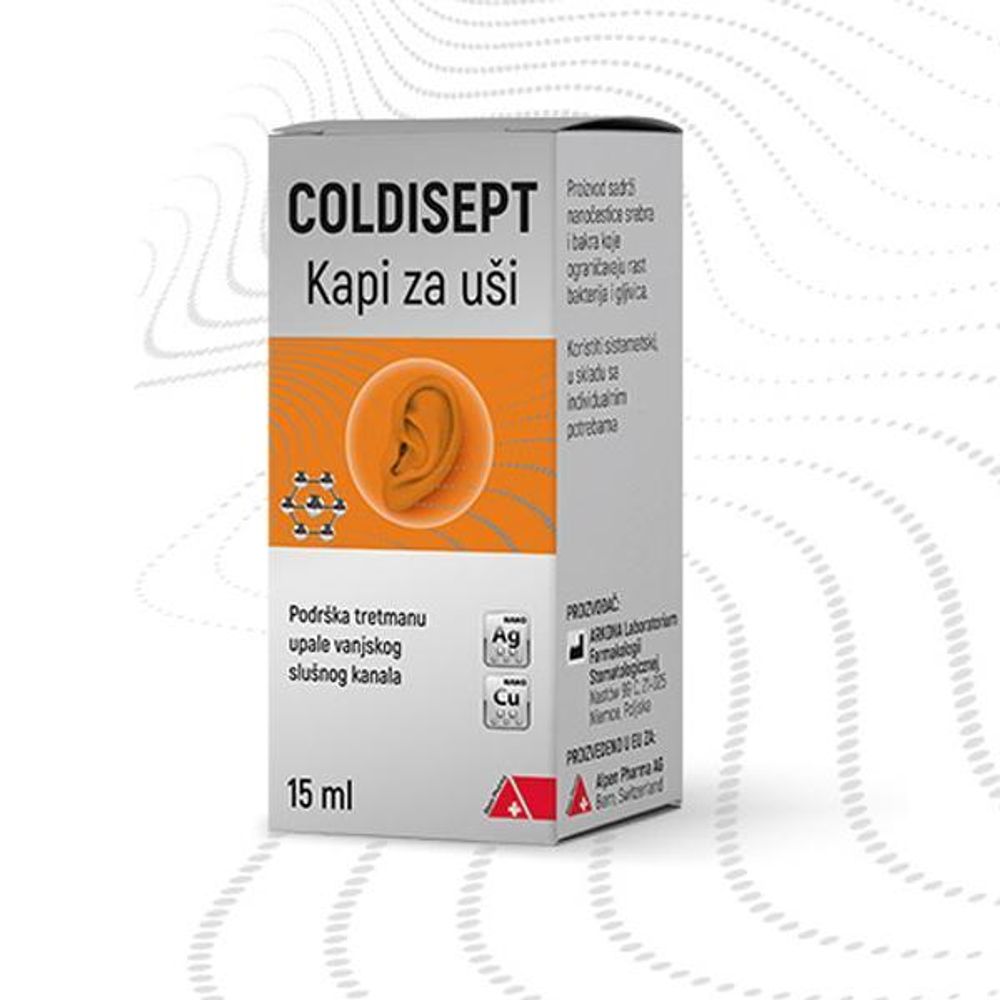 COLDISEPT KAPI ZA USI 15ML slika 1