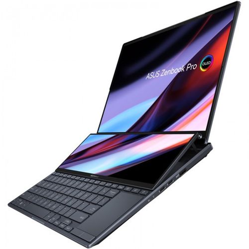 Asus ZenBook Pro 14 Duo OLED UX8402VV-OLED-P951X laptop Intel® 14-cores i9 13900H 14.5" WQXGA+ 32GB 2TB SSD GeForce RTX4060 Win11 Pro crni slika 2