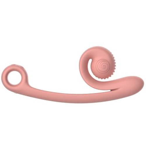 Snail Vibe Curve Duo Vibrator - Peachy Pink slika 3