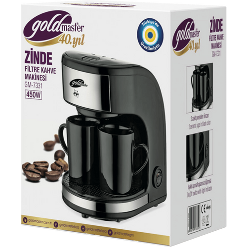 Goldmaster Aparat za filter kafu, priprema do 2 šolje, 450W, 320 ml - GM-7331G Zinde slika 2